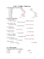 ngân hàng đề anh tổng hợp