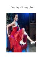 Dáng đẹp nhờ trang phục pptx