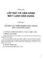 Hệ thống Lạnh - Lắp Đặt, Thiết Kế và Vận Hành part 2 ppsx