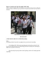 ĐÁP ÁN VÀ ĐỀ THI TN THPT (2010)