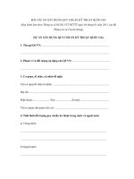 MẪU DỰ ÁN XÂY DỰNG QUY CHUẨN KỸ THUẬT QUỐC GIA ppsx