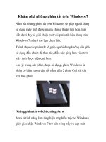 Khám phá những phím tắt trên Windows 7 ppsx