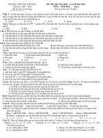 Đề thi thử Đại học 2009 - 2010