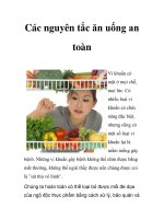 Các nguyên tắc ăn uống an toàn ppsx