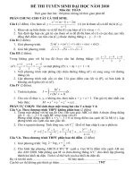Đề ôn Toán số 3