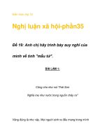 Kiến thức lớp 12 Nghị luận xã hội-phần35 doc