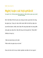Kiến thức lớp 12 Nghị luận xã hội-phần3 pdf