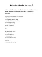 Đổi món với miến xào cua bể pdf