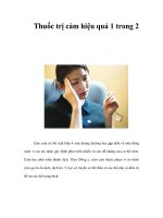 Thuốc trị cảm hiệu quả 1 trong 2 pptx