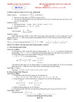 Ôn thi đại học môn toán 2011 - Đề số 20 ppt