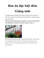 Bàn ăn đặc biệt đêm Giáng sinh ppsx