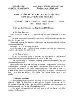 Tổng kết các cuộc vận động