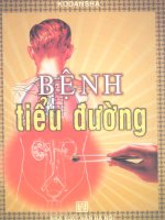 Giáo trình Bệnh tiểu đường - Phan Hà Sơn (Phần 1) pdf