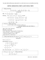 GIẢI 15 BT CHỨNG MINH ĐẲNG THỨC-1