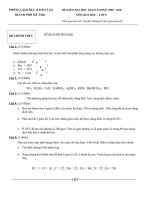 Đề thi HK II môn Hóa 8 (09-10)