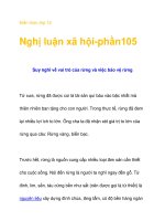 Kiến thức lớp 12 Nghị luận xã hội-phần105 doc