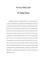 Vũ Trụ Nhân Linh - IX. Hồng Phạm potx