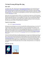 Từ thuyết tương đối hẹp đến rộng