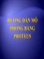 Hướng dẫn mô phỏng bằng Proteus doc