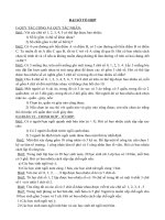 Bài tập đại số tổ hợp pptx