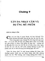 Bệnh dị ứng Phòng ngừa và trị liệu (Chương 9) ppsx