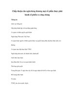 Chấp thuận cho ngân hàng thương mại cổ phần được phát hành cổ phiếu ra công chúng pps