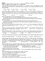 Đề Lý luyện thi đại học số 6