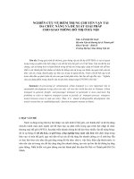 NGHIÊN CỨU VỀ ĐIỂM TRUNG CHUYỂN VẬN TẢI ĐA CHỨC NĂNG VÀ ĐỀ XUẤT GIẢI PHÁP CHO GIAO THÔNG ĐÔ THỊ HÀ NỘI ppsx