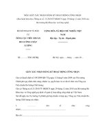 MẪU GIẤY XÁC NHẬN ĐĂNG KÝ HOẠT ĐỘNG CÔNG NHẬN ppt