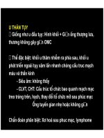 Bài giảng U đắc tụy (Phần 3) ppt