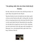 Văn phòng xinh xắn của trùm trình duyệt Firefox ppsx