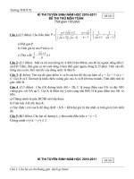 ĐỀ THI THỬ MỚI