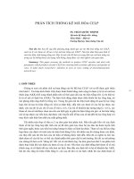 PHÂN TÍCH THỐNG KÊ MÃ HÓA CELP potx