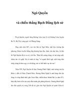 Ngô Quyền và chiến thắng Bạch Đằng lịch sử pps