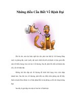 Những điều Cần Biết Về Bệnh Dại ppsx
