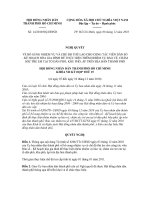 Nghị quyết Số: 14/2010/NQ-HĐND ppt