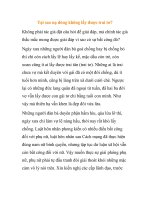 Tại sao nạ dòng không lấy được trai tơ? docx