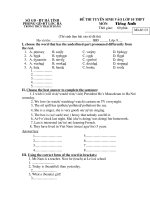 de thi thu vao lop 10 lan 3(tieng anh)