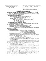 Tóm tắt thành tích năm 2010