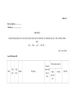 Mẫu dự toán chi hỗ trợ bộ đội xuất ngũ học nghề theo quyết định số 121/2009/QĐ-TTg của thủ tướng chính phủ doc