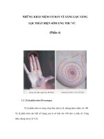 NHỮNG KHÁI NIỆM CƠ BẢN VỀ SÀNG LỌC SÀNG LỌC PHÁT HIỆN SỚM UNG THƯ VÚ (Phần 4) pot