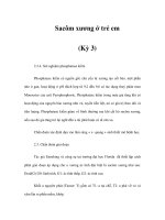 Sacôm xương ở trẻ em (Kỳ 3) doc