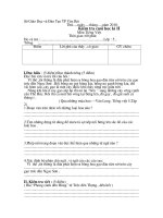 Ðề KT-TV5 HKII của Sở GD ÐÀO TẠO YÊN BÁI