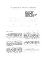 XÂY DỰNG VÀ PHÂN TÍCH CHI PHÍ ĐỊNH MỨC ThS. LÊ CÔNG HOÀNG Bộ môn Kinh tế Vận ppt