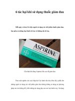 6 tác hại khi sử dụng thuốc giảm đau docx