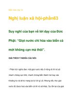 Kiến thức lớp 12 Nghị luận xã hội-phần63 potx