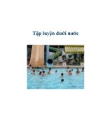 Tập luyện dưới nước ppsx