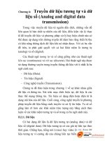 KỸ THUẬT VIỄN THÔNG - Chương 6: Truyền dữ liệu tương tự và dữ liệu số (Analog and digital data transmission) pps