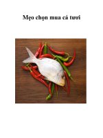 Mẹo chọn mua cá tươi docx