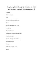 Tặng thưởng Cờ thi đua cấp bộ, Cờ thi đua của Chính phủ cho đơn vị trực thuộc Bộ và trong ngành y tế potx